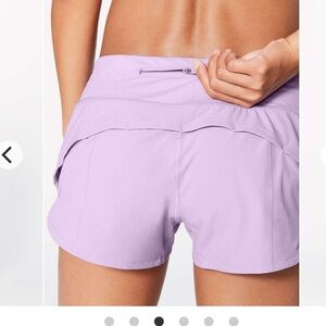 Lululemon Speed Up Short *2.5" Rose Quartz